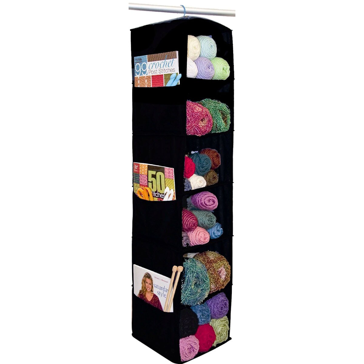 Innovative Home Creations 6 Shelf Yarn &#x26; Craft Organizer