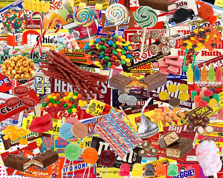 Hart 24&#x22;x30&#x22; 1000 pc Premium Jigsaw Puzzle - Boomers&#x27; Favorite Candy