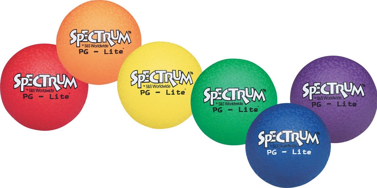 Spectrum&#x2122; PG-Lite Playground Balls, 8-1/2&#x201D; (Set of 6)