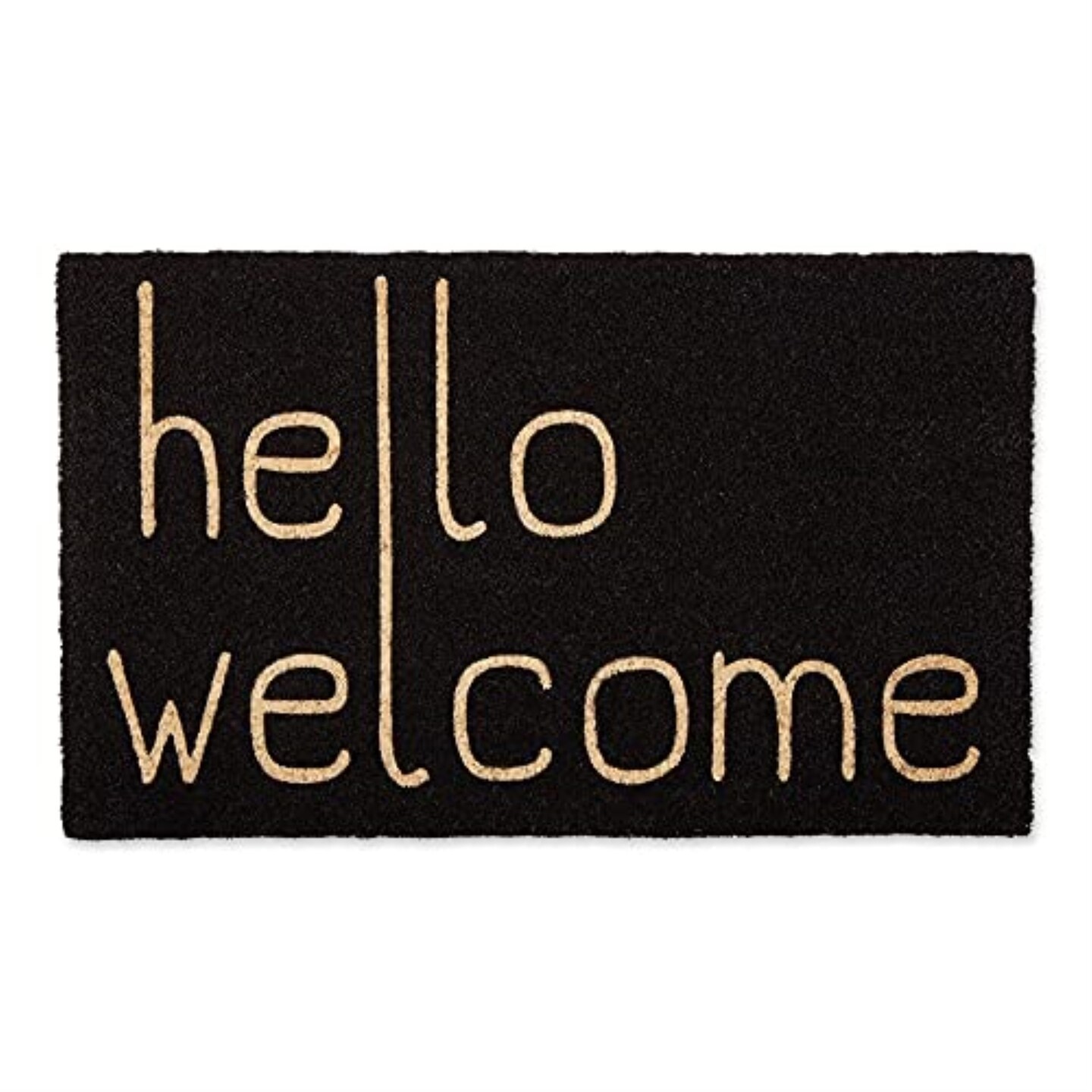 DII &#x22;Hello Welcome&#x22; Doormat