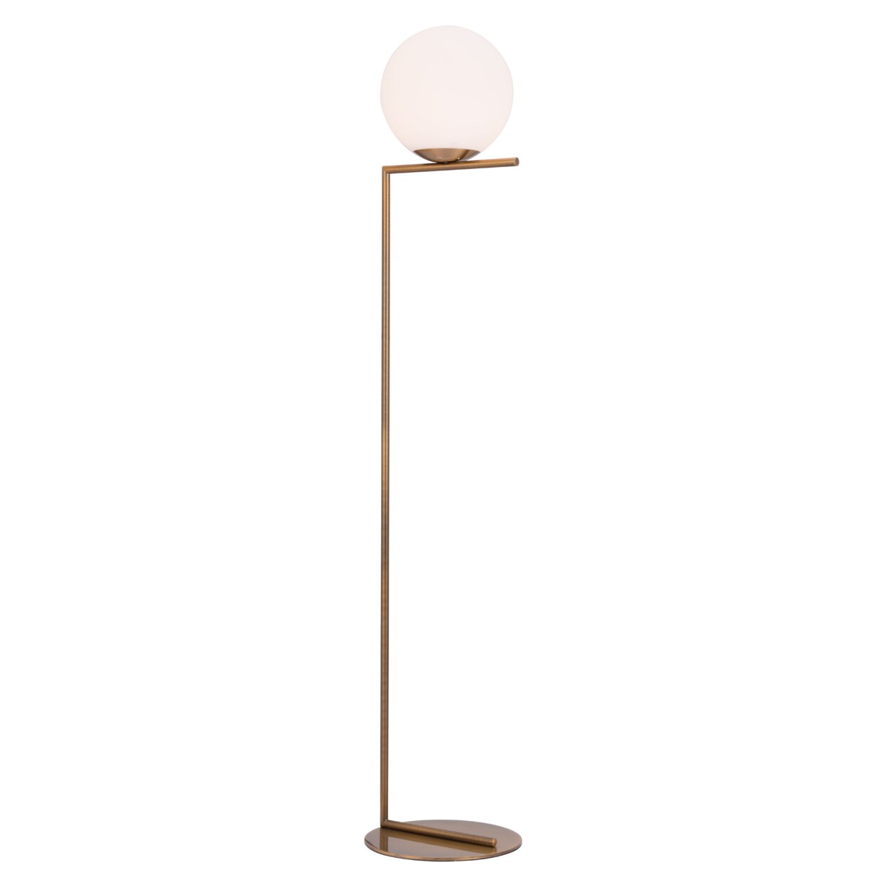 Zuo Modern Contemporary Inc. Belair Floor Lamp Brass
