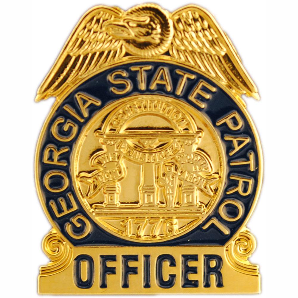 Georgia State Police Badge Pin 1&#x22;