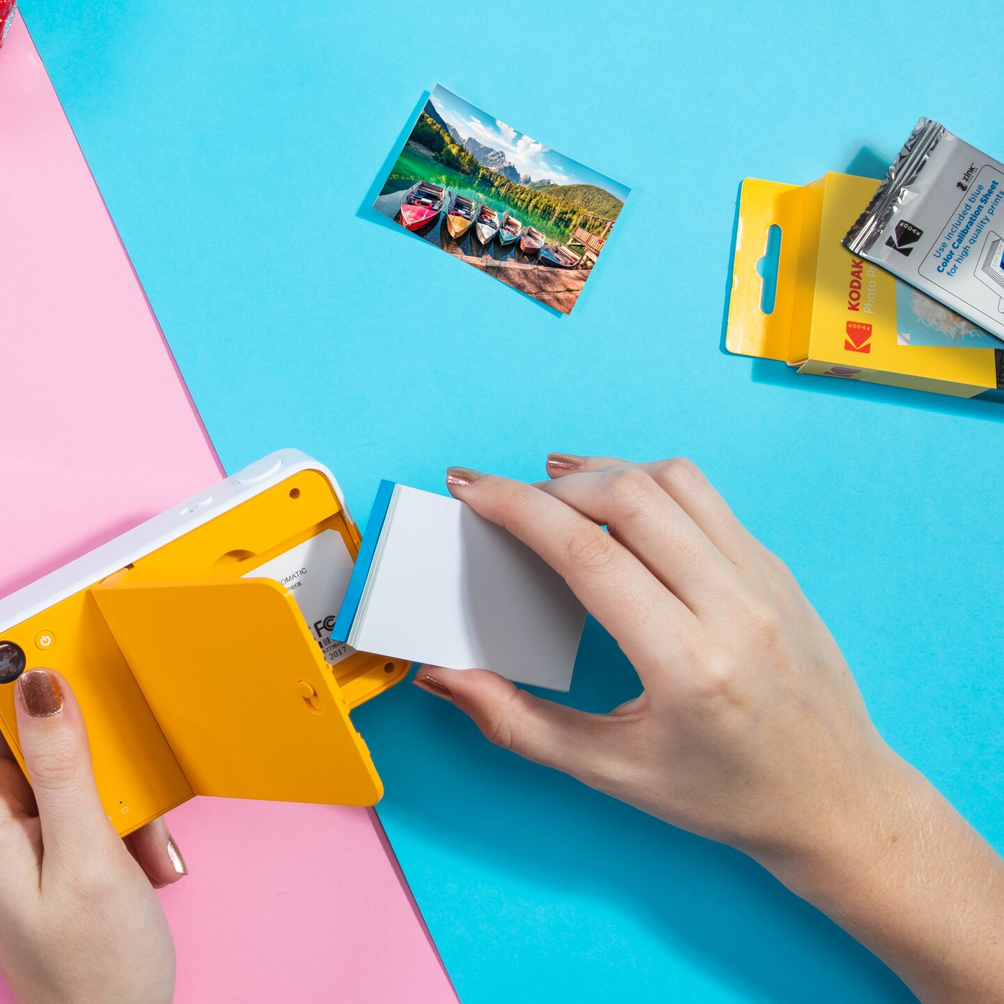 kodak Zink Photo Paper 2x3&#x22;, Zink Paper Compatible with Kodak Smile, Kodak Step and Printomatic