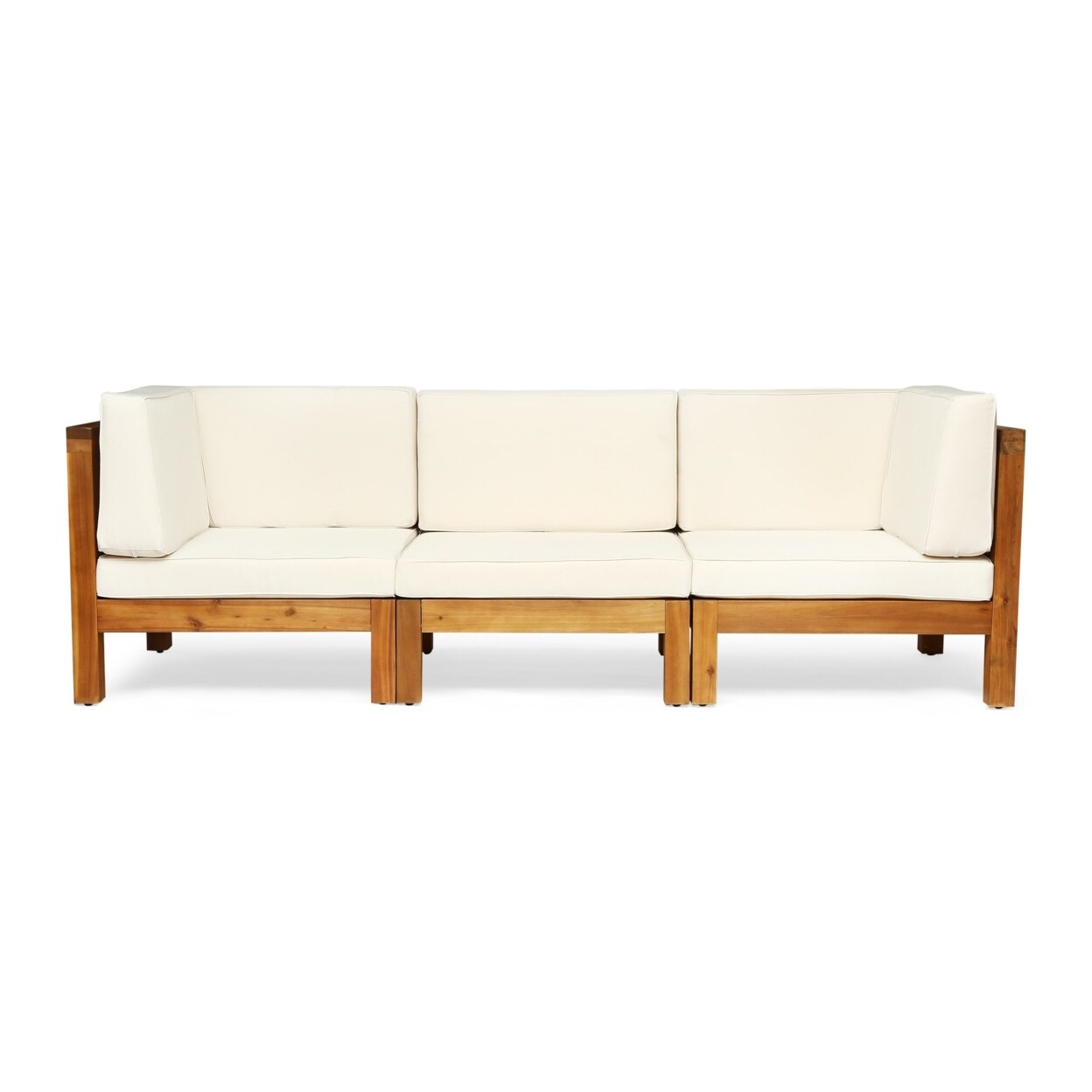 Acacia wood outdoor sectional hot sale