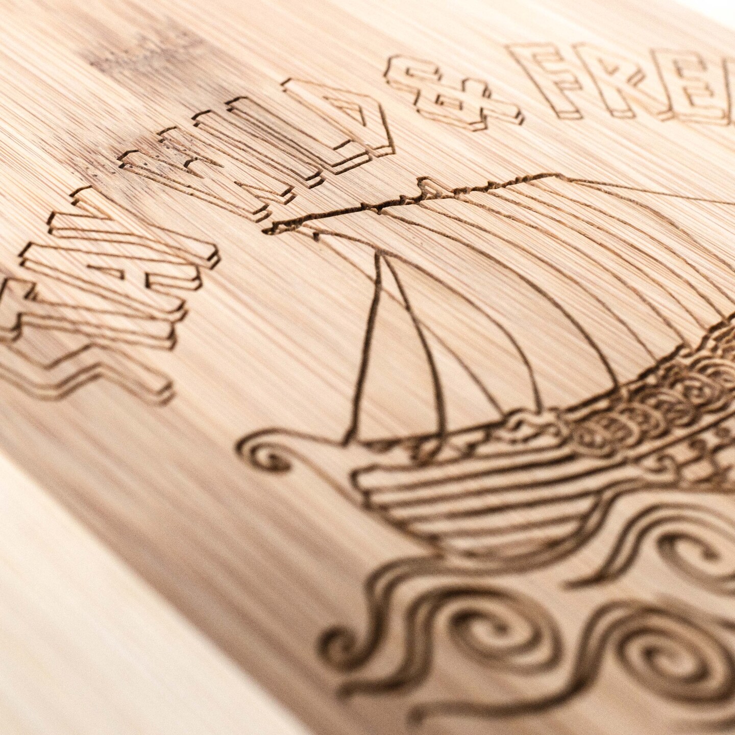 Stay Wild and Free - Viking - Cutting Board