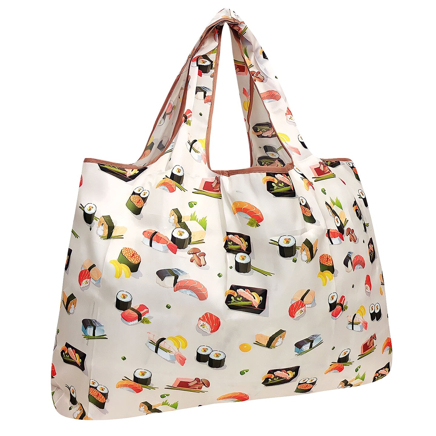 Wrapables Large Foldable Tote Nylon Reusable Grocery Bag