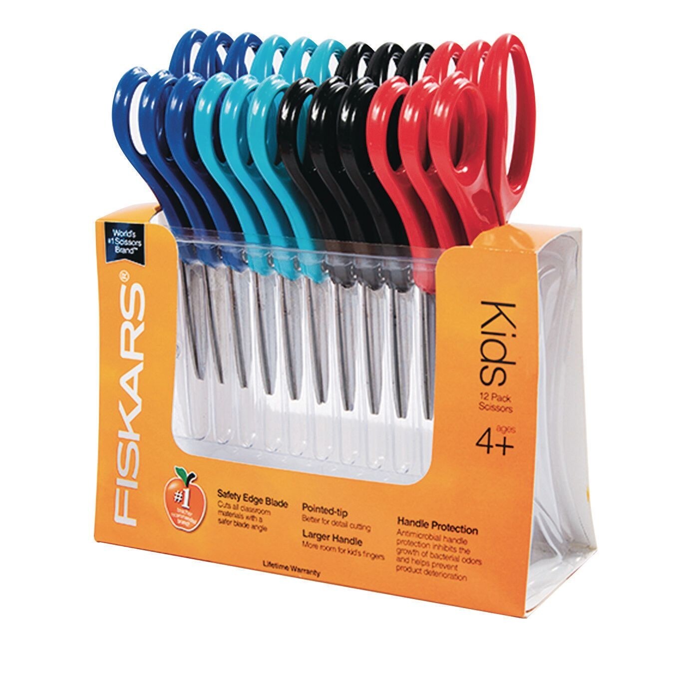 Fiskars Pointed-tip Kids Scissors (5 in.) (12-Pack)