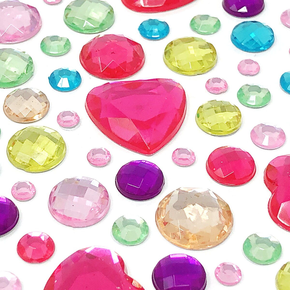 Wrapables Acrylic Self Adhesive Crystal Rhinestone Gem Stickers