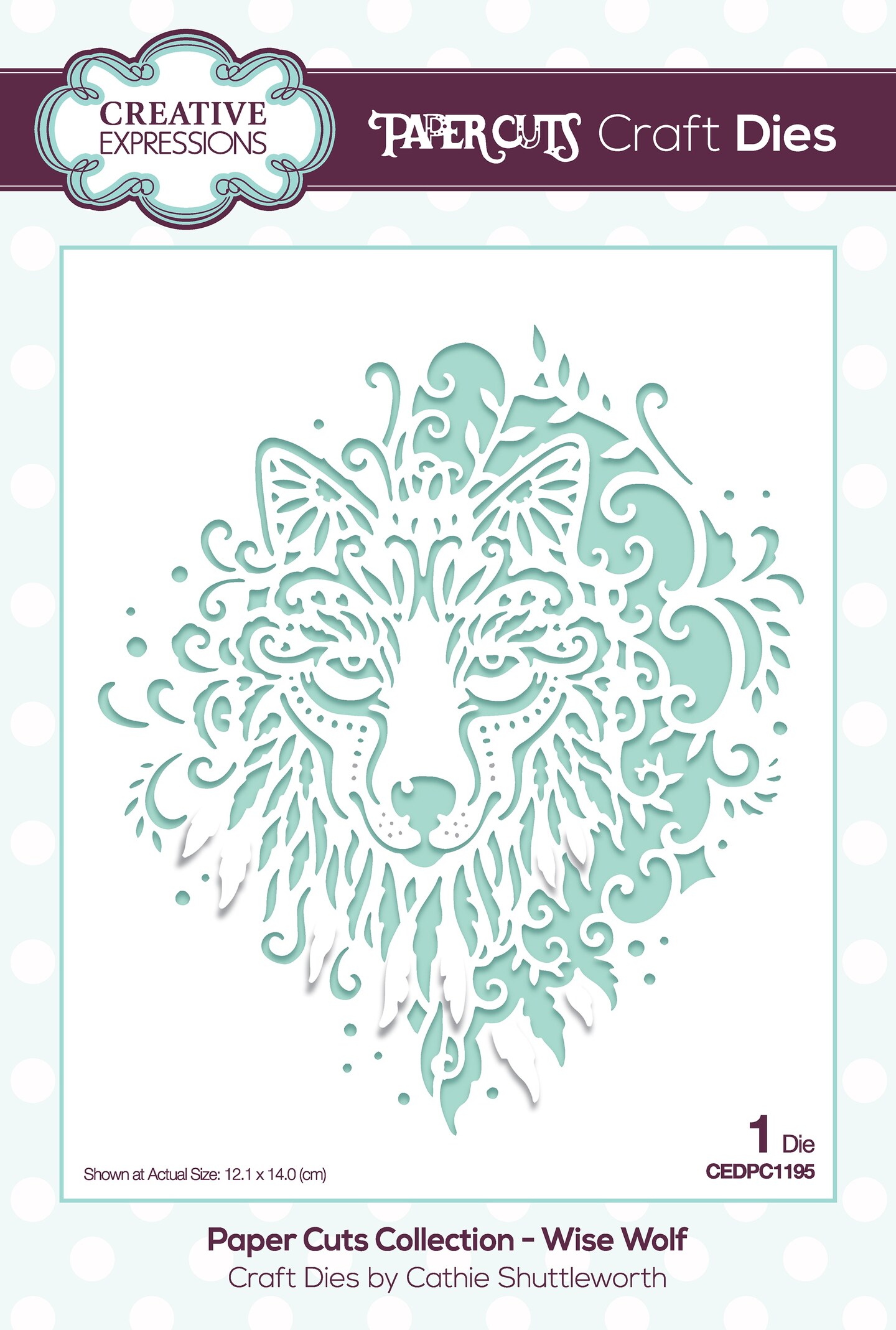 Creative Expressions Paper Cuts Craft Dies-Wise Wolf