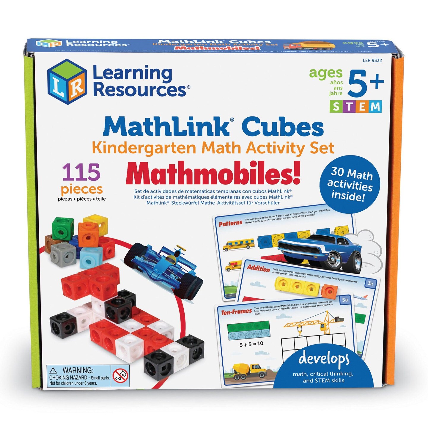 Mathlink&#xAE; Cubes Kindergarten Math Activity Set: Mathmobiles!