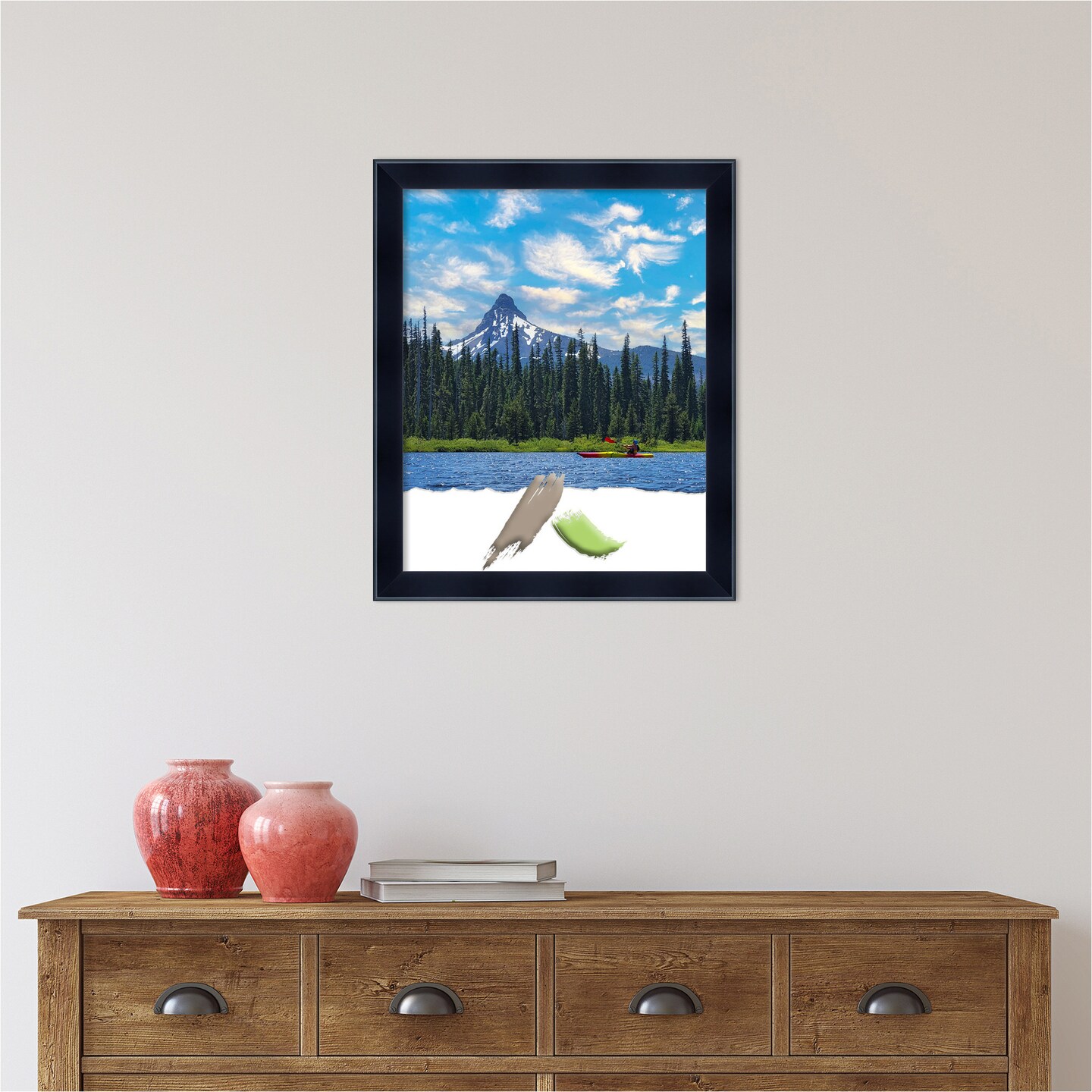 Madison Black Wood Picture Frame, Photo Frame, Art Frame