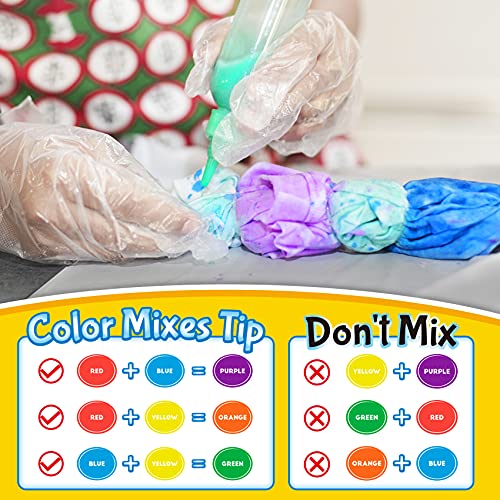 Tie Dye Kit for Kids Adults - Arts and Crafts Toy for Girls & Boys Ages  6-12 - Fabric Tye Dye Craft Kits 20 Colors, Birthday Christmas Gifts for  Kids