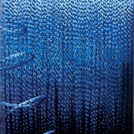 The Ribbon People Blue Designer Braided Wire Craft Ribbon 0.05&#x22; x 273 Yards