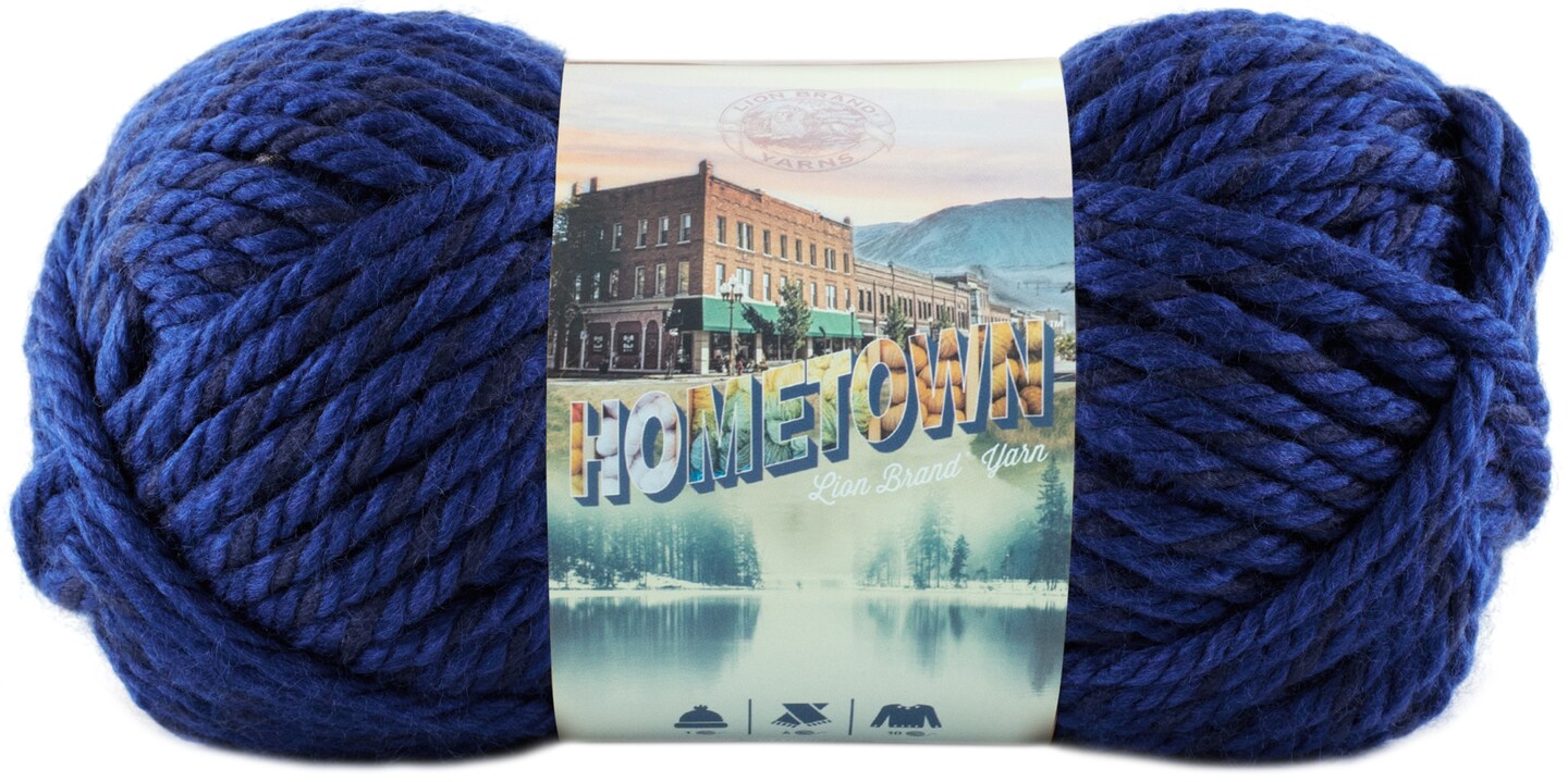 Lion Brand Hometown YarnFort Worth Blue Michaels