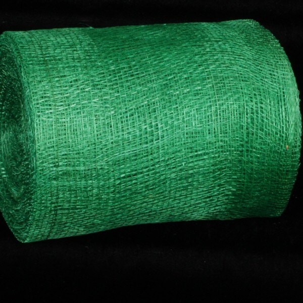 The Ribbon People Lime Green Sinamay Abaca Fiber Craft Ribbon 5" x 32 Yards