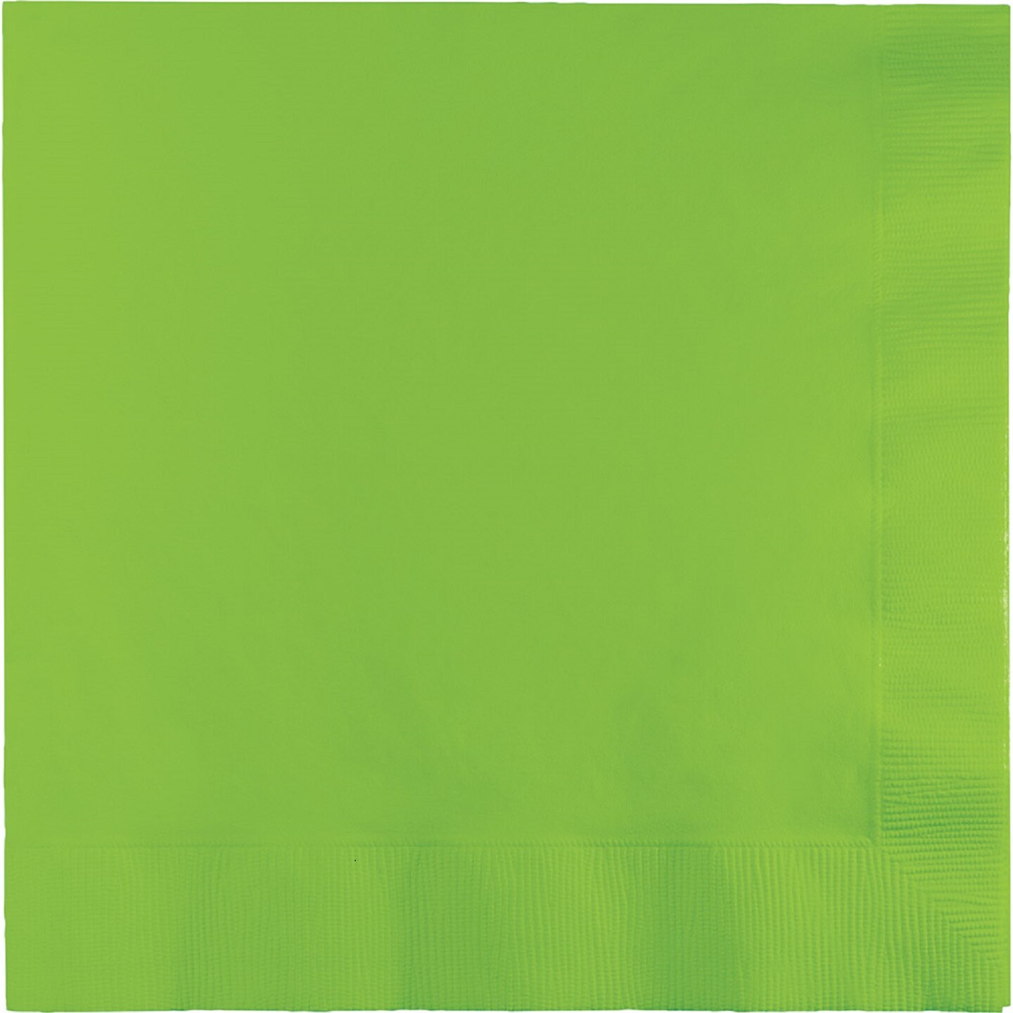 Party Central Luncheon 2-Ply Disposable Napkins - 6.5" - Green - Club Pack of 240