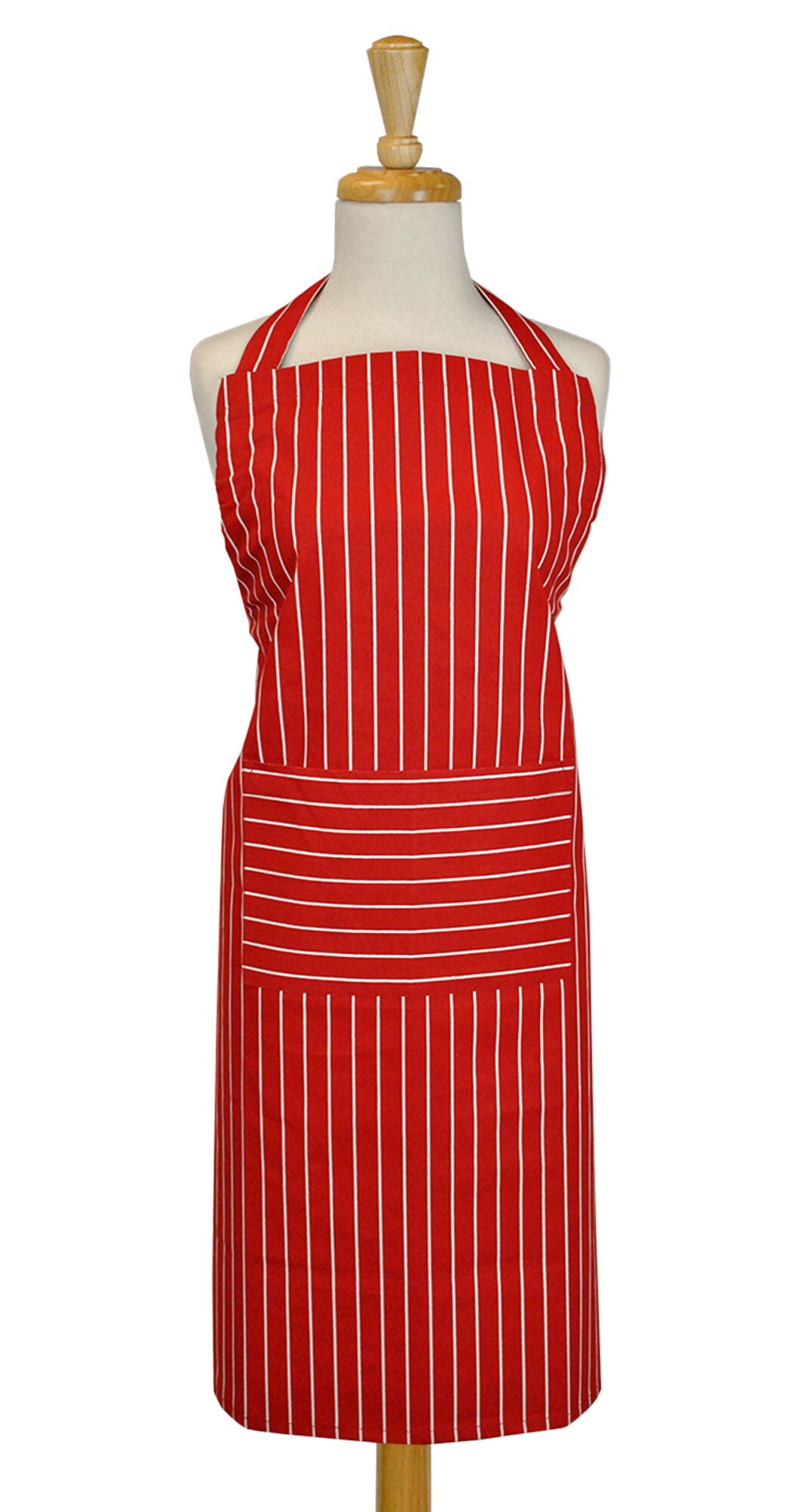 CC Home Furnishings Pinstriped Unisex Cotton Kitchen Chef Apron - 33 ...
