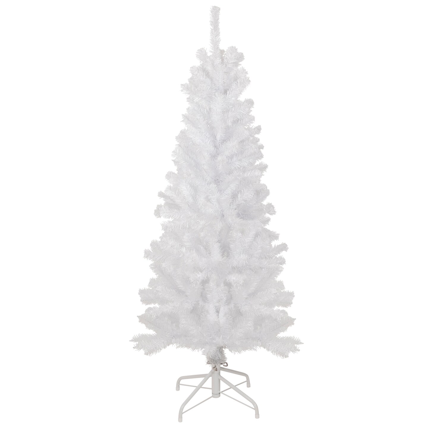 Northlight Slim White Georgian Pine Artificial Pencil Christmas Tree - 4.5&#x27; - Unlit