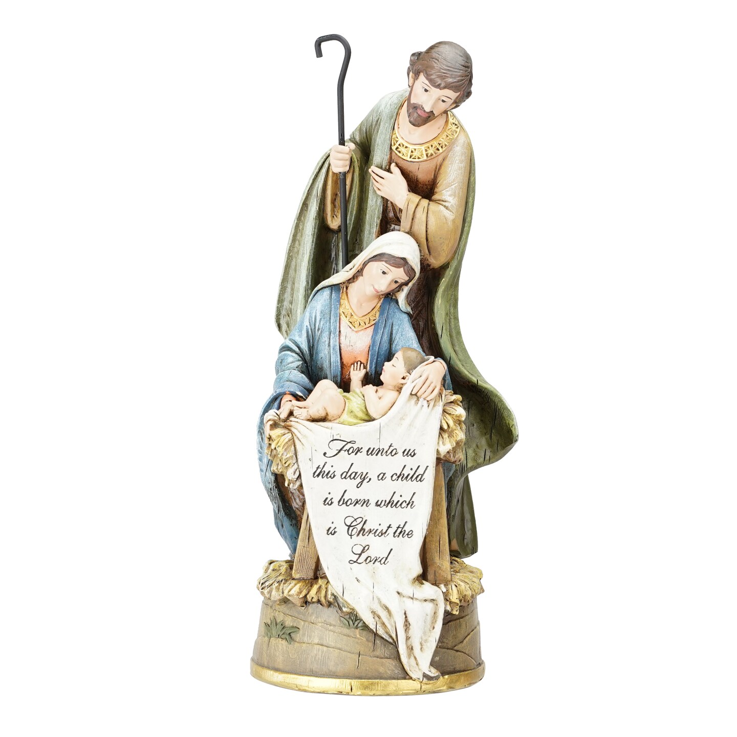 Roman Joseph&#x27;s Studio Holy Family &#x22;Christ the Lord&#x22;  Christmas Figurine - 10.25&#x22;