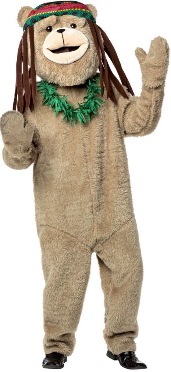 The Costume Center Red and Green Ted 2 Rasta Unisex Adult Halloween Costume Accessory - One Size
