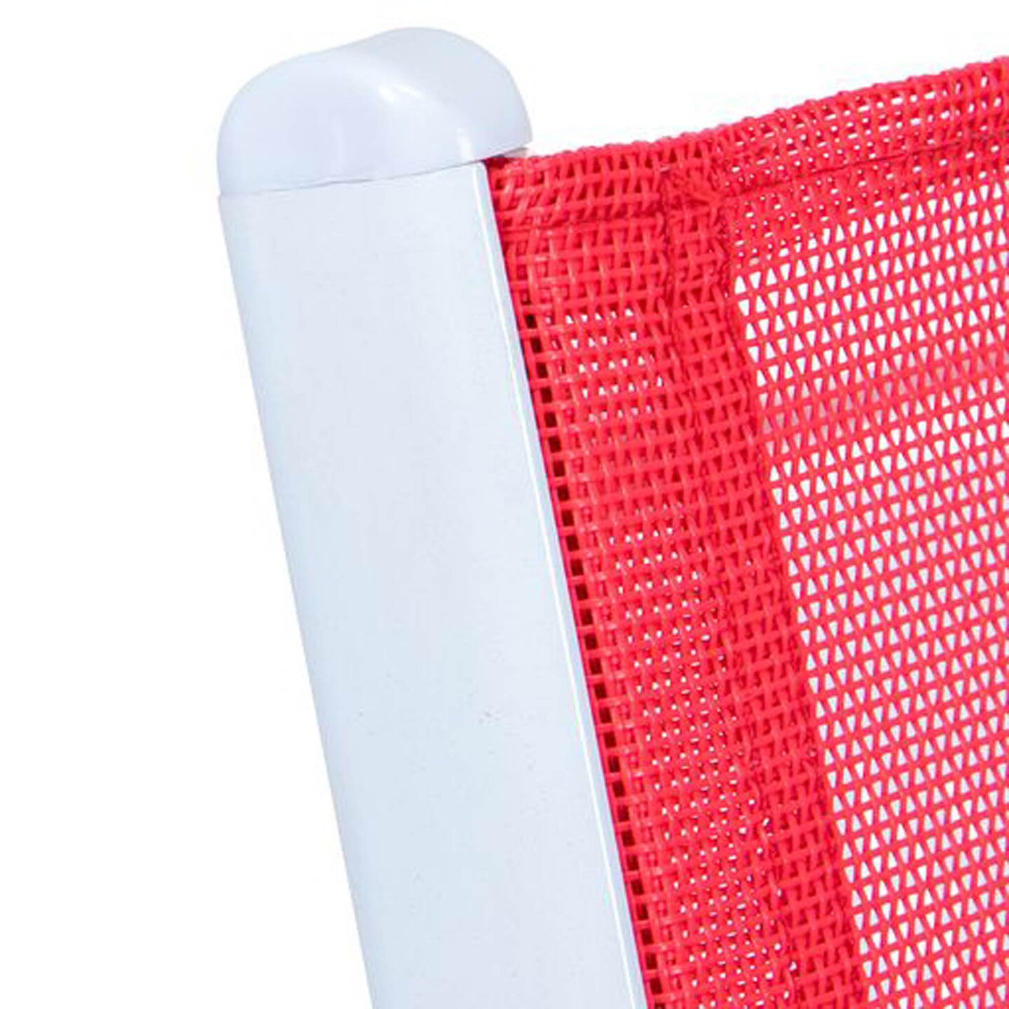 LeisureMod Outdoor Bistro Folding Table Chairs Set - Red