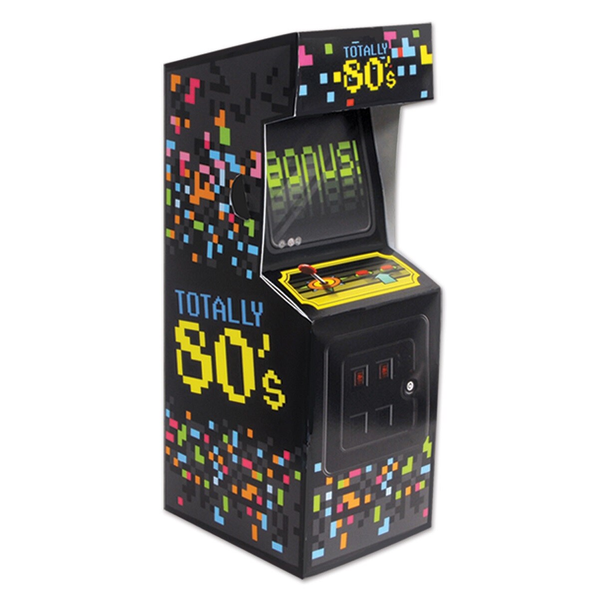 Party Central Club Pack of 12 Multi-Color 3D Arcade Video Game Centerpieces 10&#x22;