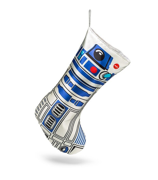 Kurt Adler 19&#x22; Blue and White Battery Operated R2D2 Christmas Stocking
