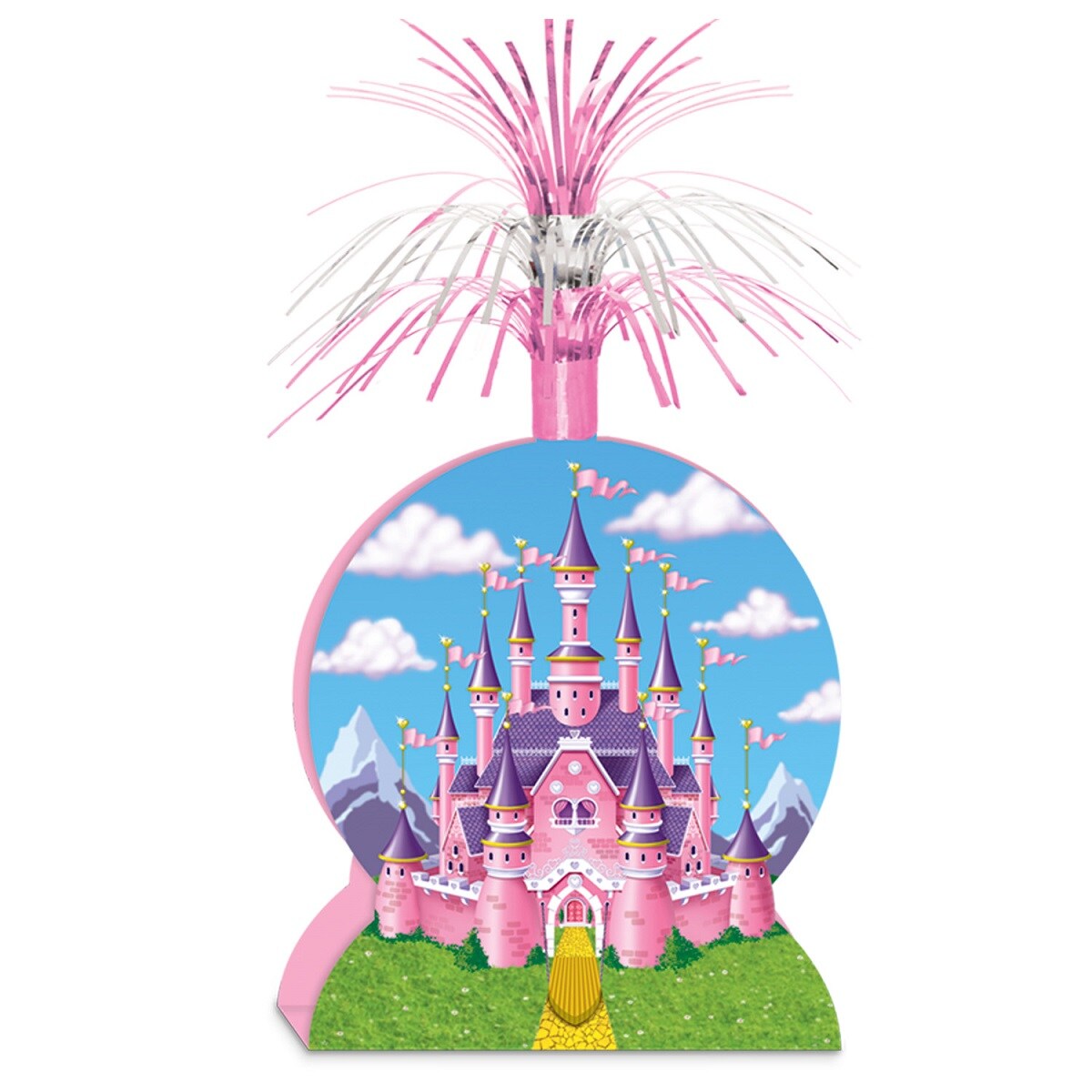 Party Central Pack of 12 Pink and Blue Princess Centerpieces 15&#x22;