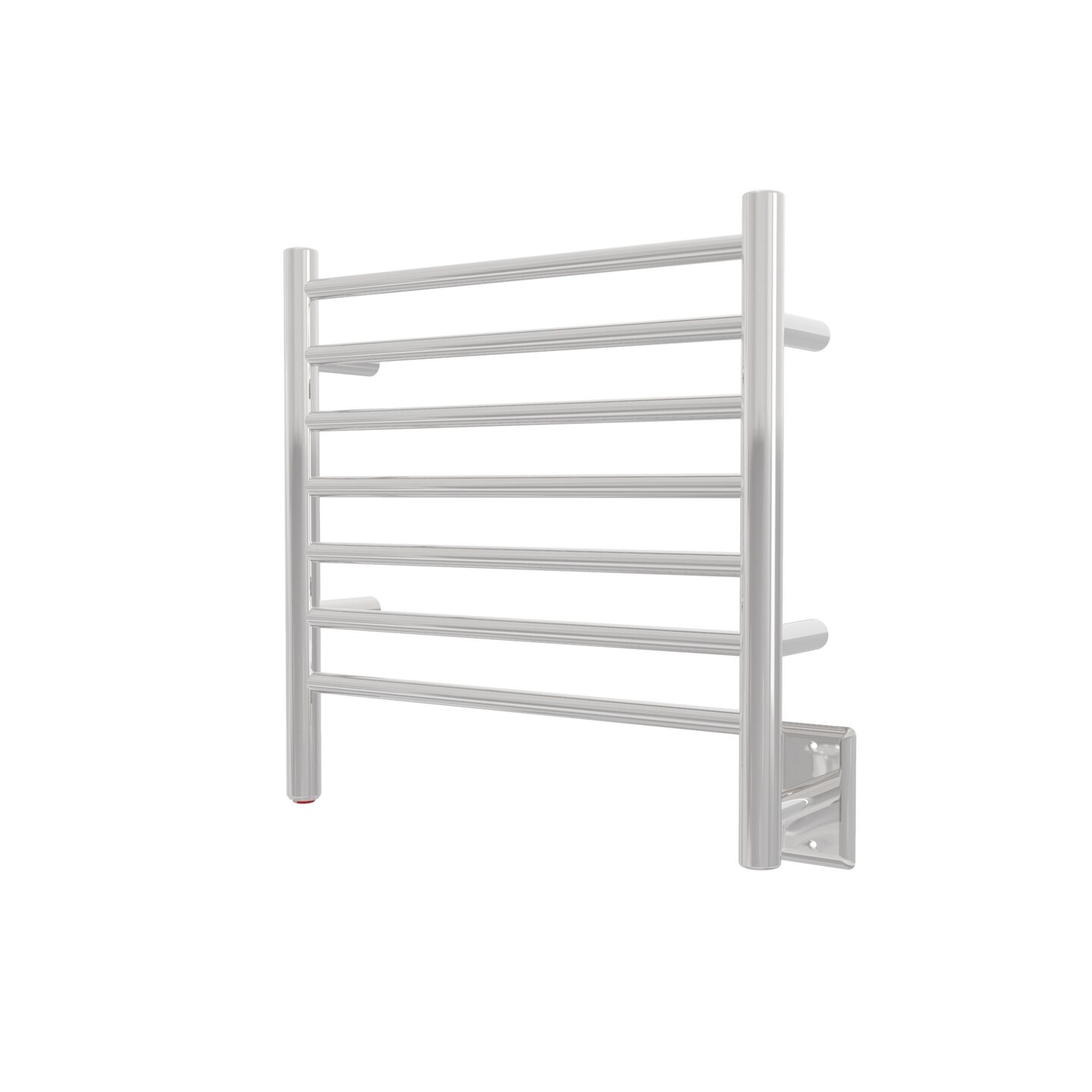 Amba Products 21.25&#x22; Stainless Steel Small Polished 7 Bar Towel Warmer