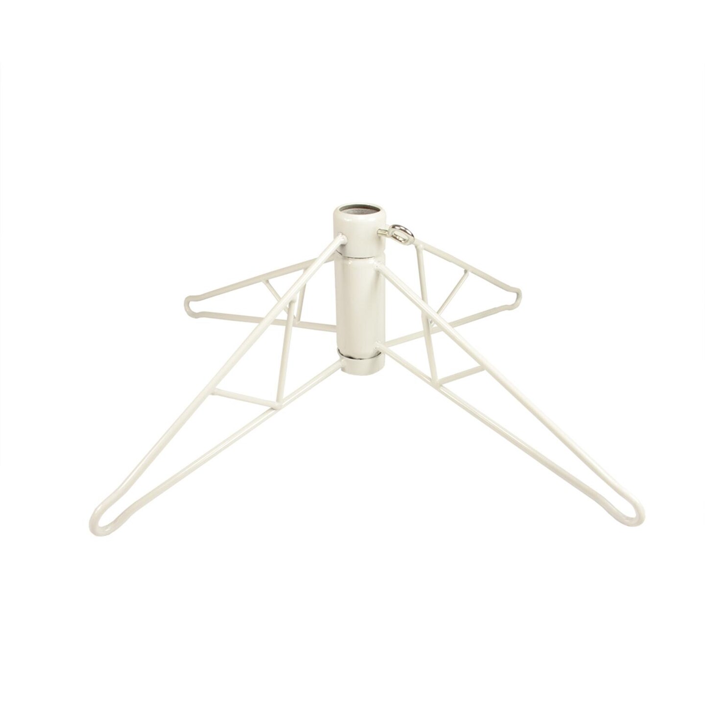 Northlight 39.75" White Metal Christmas Tree Stand for 12' - 15' Artificial Trees