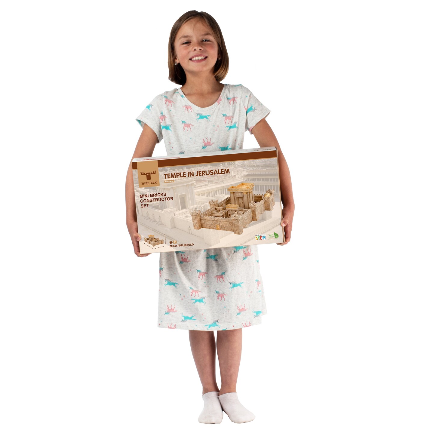Wise Elk Mini Bricks Construction Set - Temple in Jerusalem, 1350 pcs
