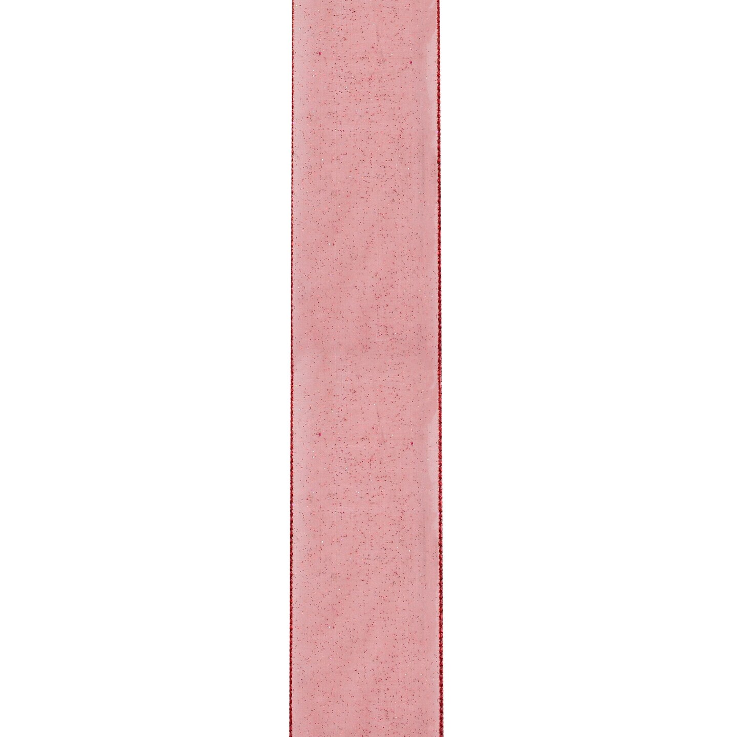 Northlight Raspberry Red Wired Christmas Craft Ribbon 2.5" x 10 Yards