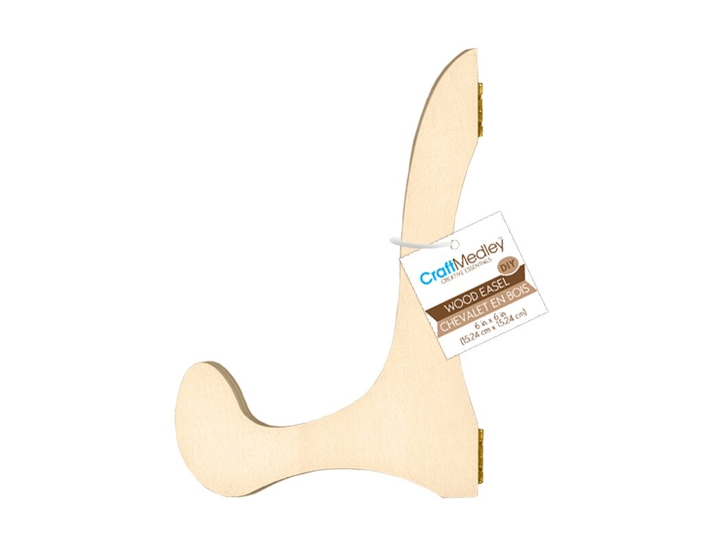 CraftMedley DIY Wood Easel-6&#x22;X6&#x22;