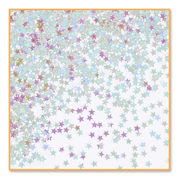 Iridescent Snowflakes Confetti