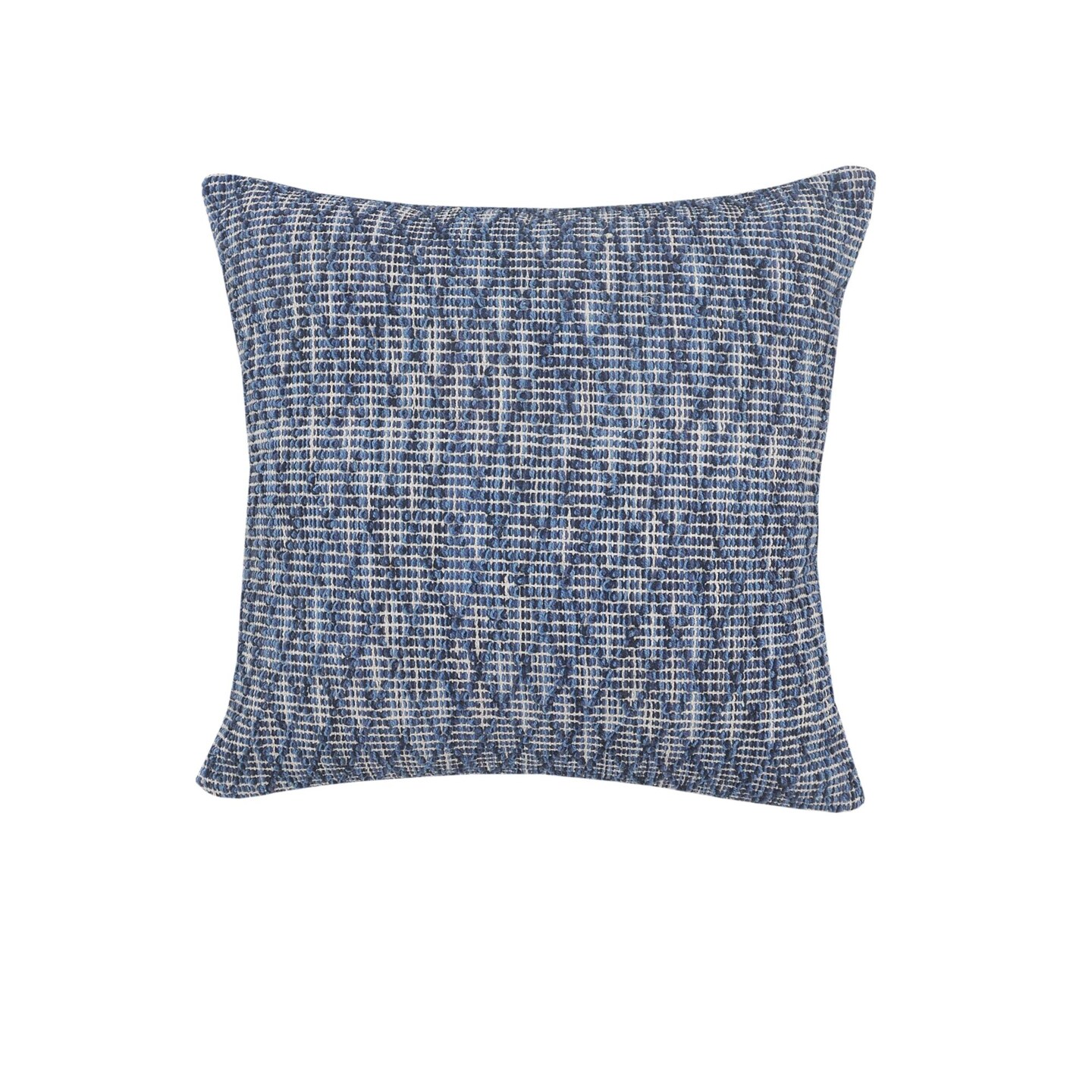 Laddha Home Designs 20" Blue Diamond Geometric Square Throw Pillow