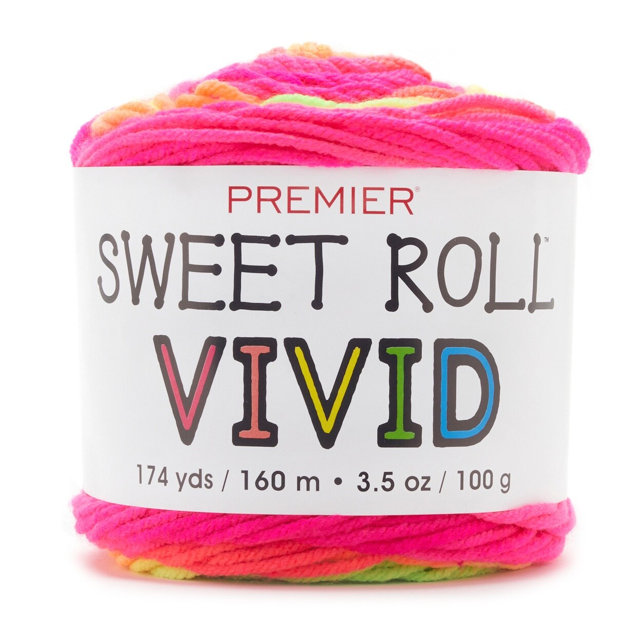 Premier Sweet Roll Vivid Yarn-Neon Signs