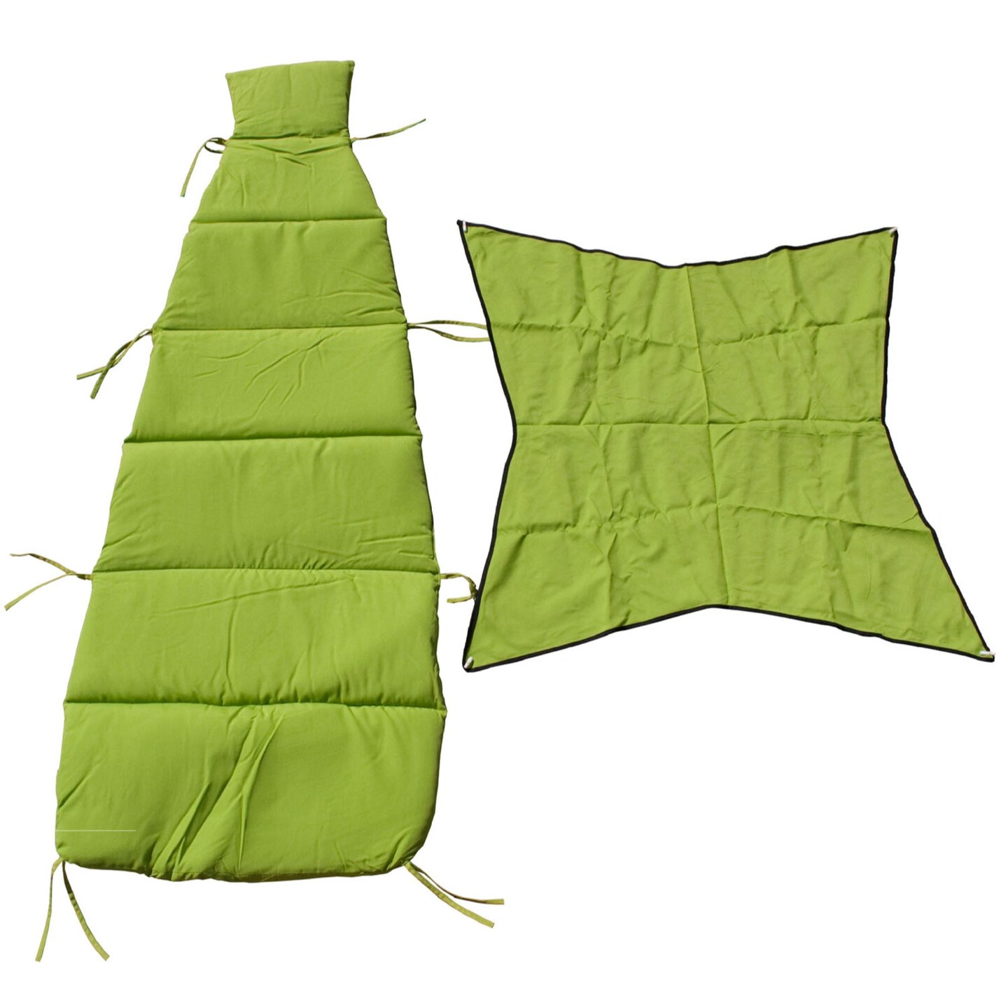 The Hamptons Collection 76&#x22; Green Cushion and Canopy Set for Cloud-9 Lounger
