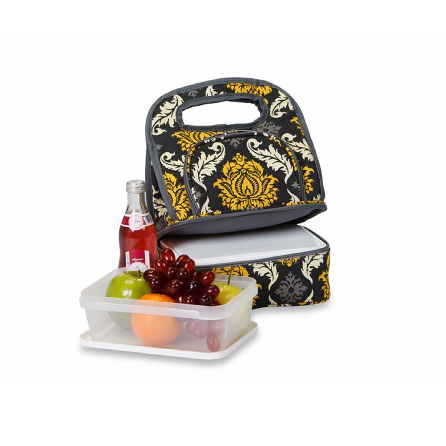 Transportation Two Compartment Lunch Bag