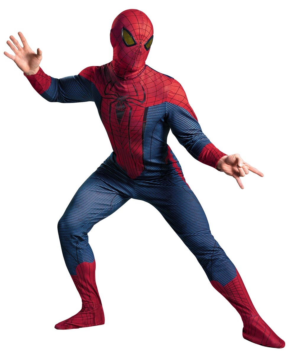 The Costume Center Red and Blue Spiderman Men Adult Halloween Costume - 2XL