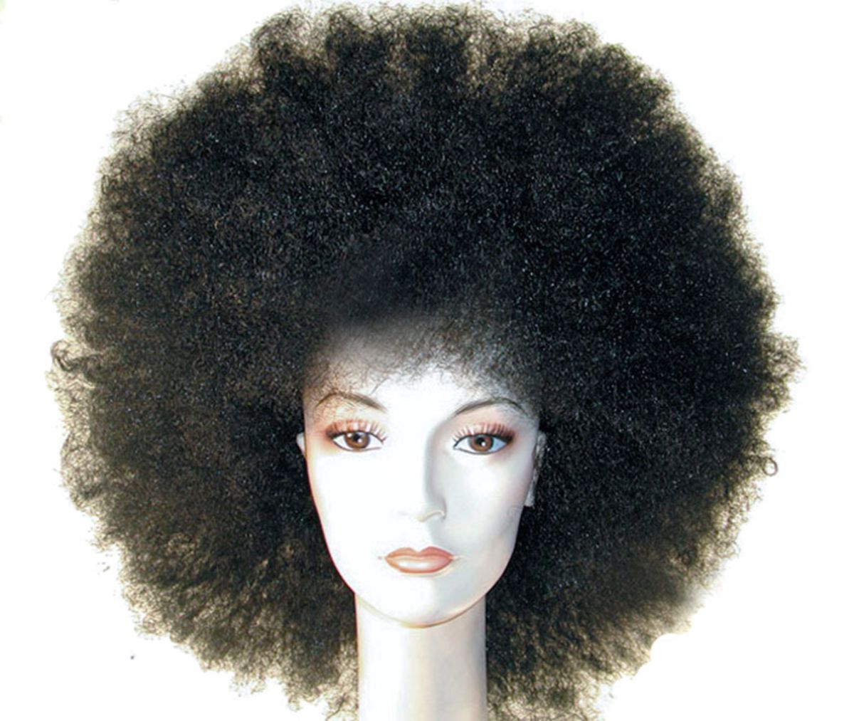 The Costume Center Platinum Blonde Afro Jumbo Unisex Adult Halloween Wig Costume Accessory - One Size