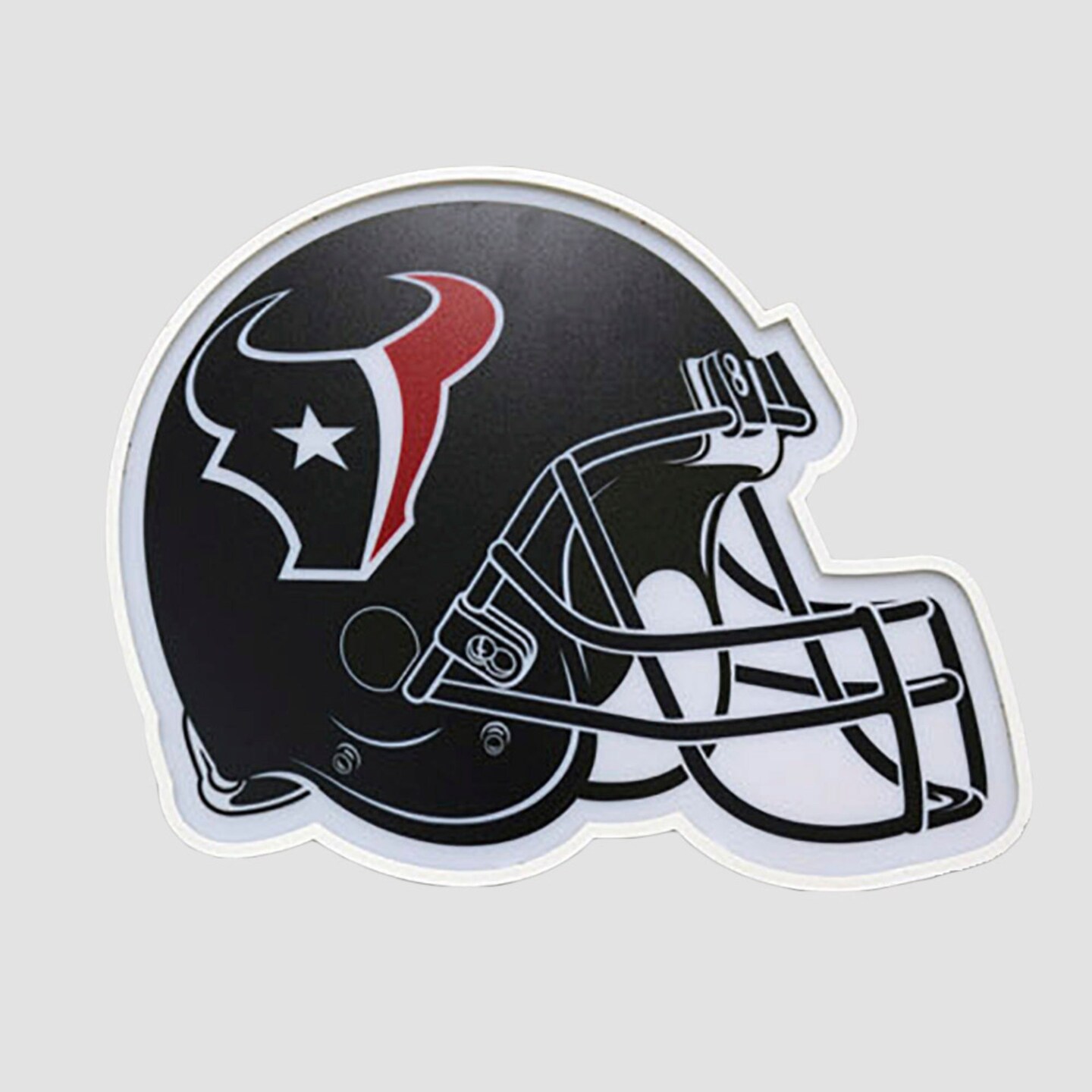 The Memory Company 13.5" Blue and Red NFL Houston Texans LED Helmet Lamp