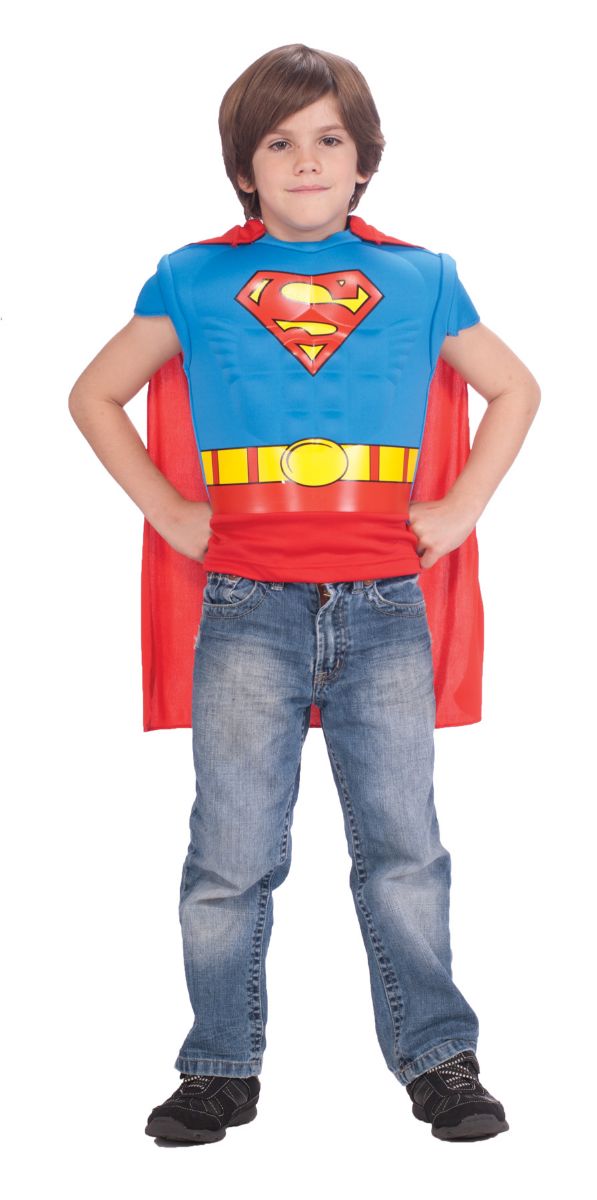 Boys superman 2024 shirt with cape