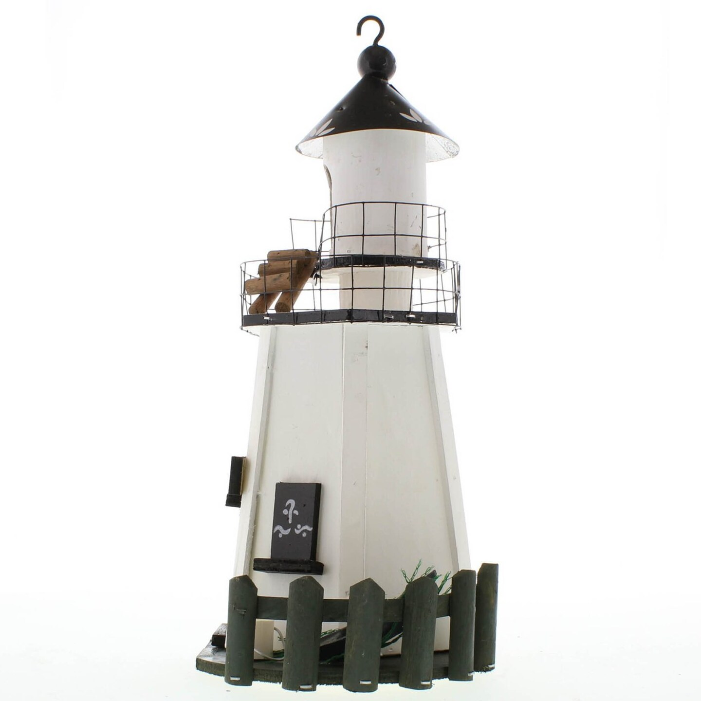 Songbird Valley Home Decorative Nautical Nest Wood Lighthouse Bird House