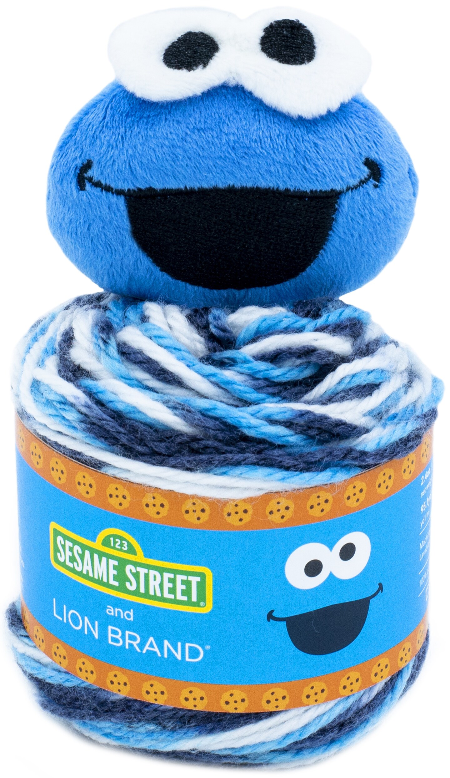 Lion Brand Sesame Street One Hat Wonder Yarn-Cookie Monster
