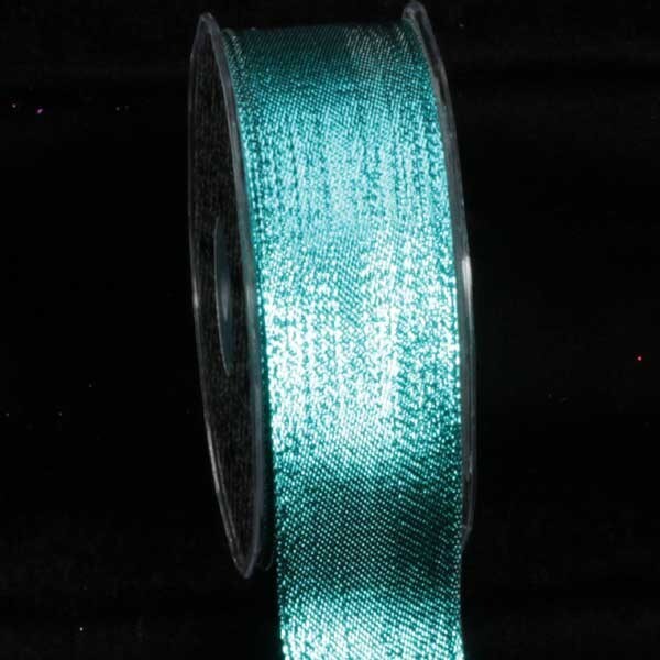 The Ribbon People Shimmering Turquoise Blue Contemporary Wired Craft Ribbon 2.5&#x22; x 54 Yards
