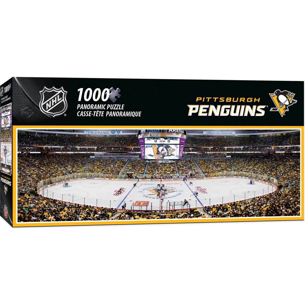 Masterpieces   Sports Panoramic Puzzle - NHL Pittsburgh Penguins Center View