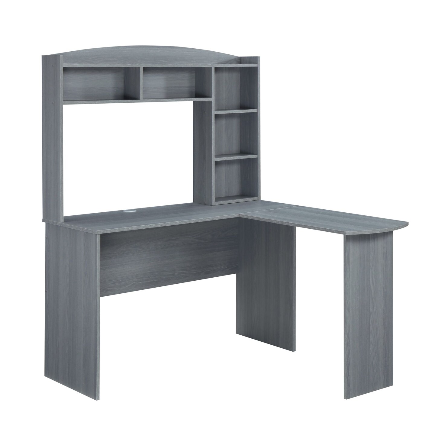 Techni Office Solutions 62.5" Gray Durable L-Shaped Computer Desk