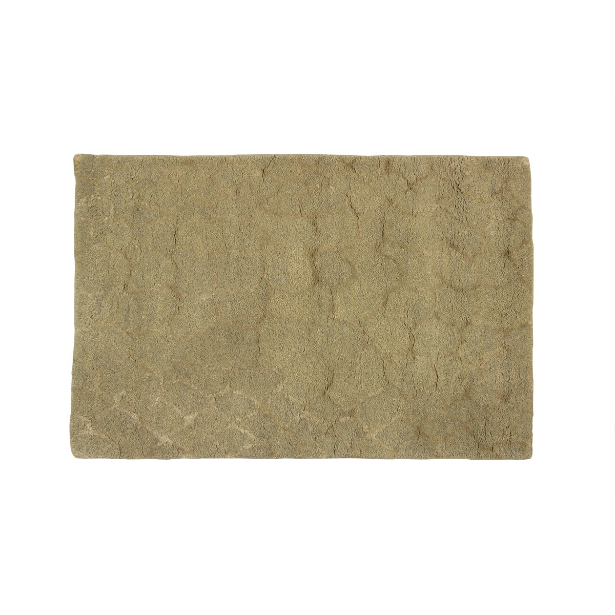 CC Home Furnishings 2&#x27; x 3&#x27; Gray Exotic Snake Skin Pattern Wool Area Throw Rug