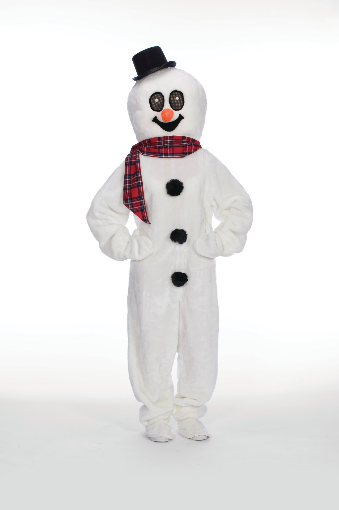 The Costume Center 5 Piece Snowman Suit and Mascot Head with Hat – Adult  Size Medium | Michaels