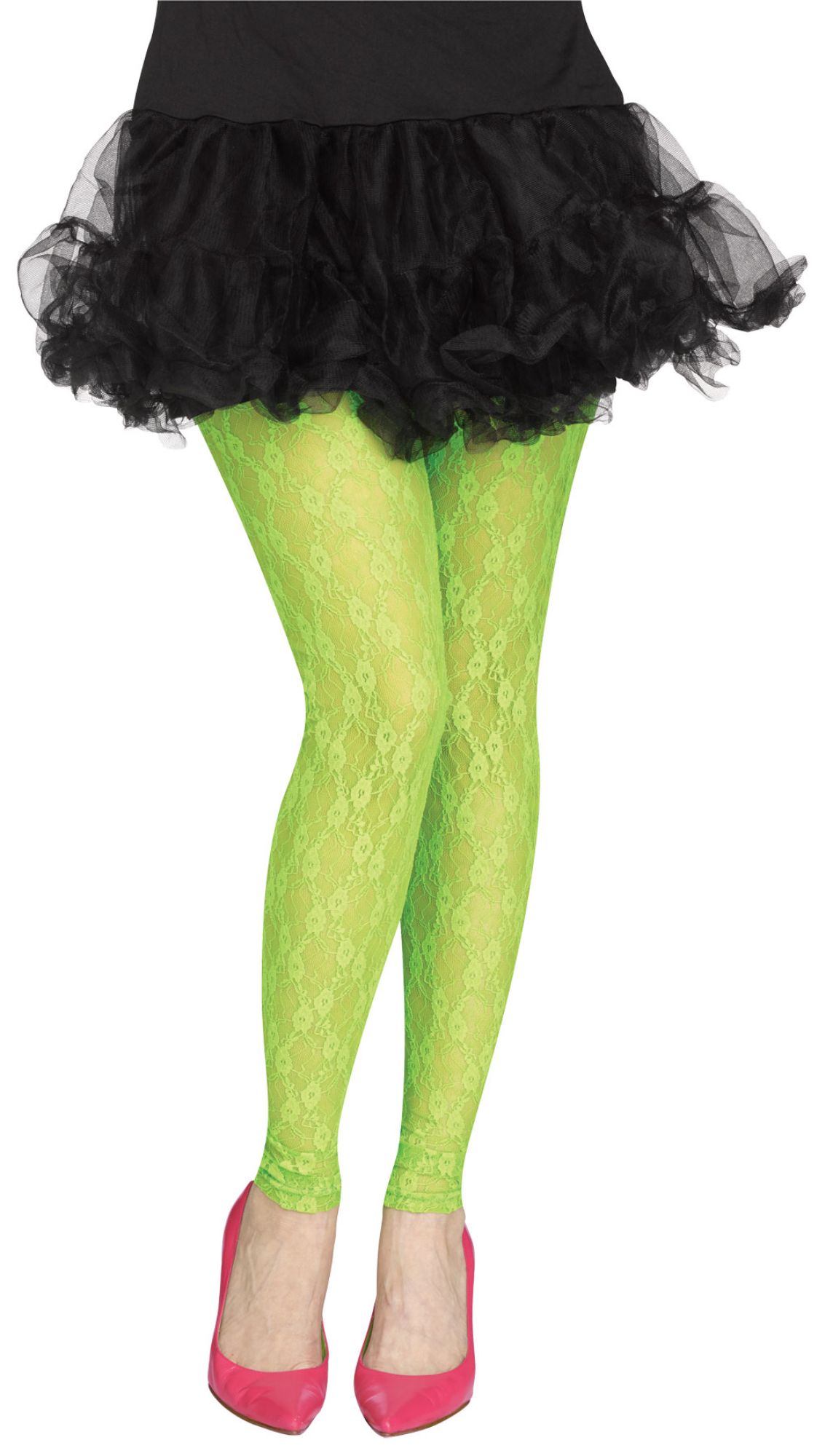 The Costume Center Green 80's Lace Footless Women Adult Halloween